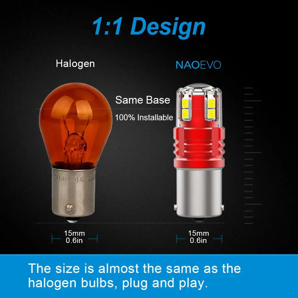 NAO LED ڵ, ڵ DRL, T20, W16W, T10, W5W, PY21W, 12V, 24V, 1157, P21, 5W, 7443, P21, 4W, 1156, BA15S, T15, BAW15D, P