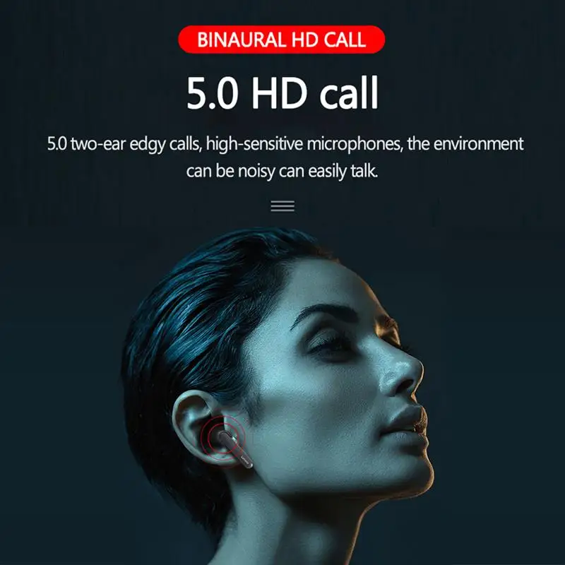 Lenovo New Bluetooth 5.0 Earphones Wireless Headphones With Microphone Sports Waterproof Headsets Charging Box For Android IOS
