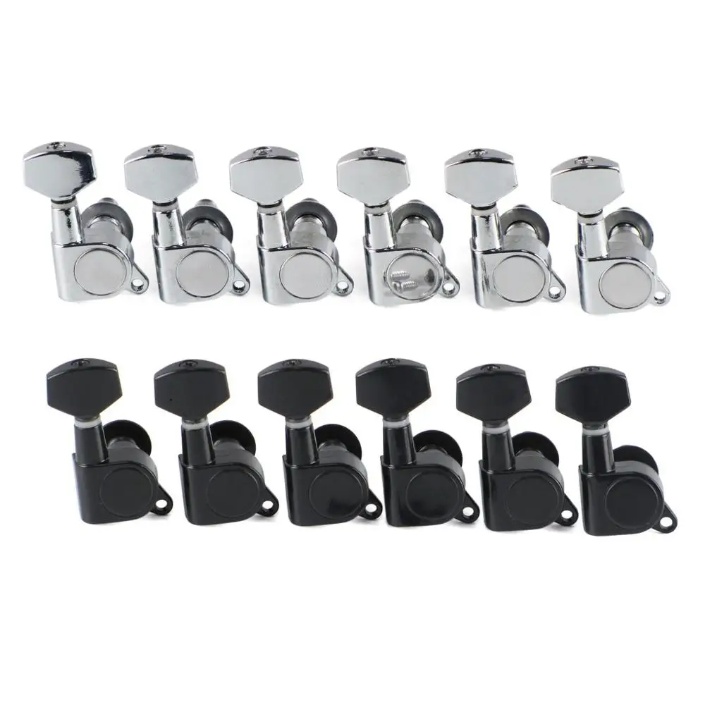 Новые 6 шт. герметичные электрогитары Колки для струн машинные головки тюнинг