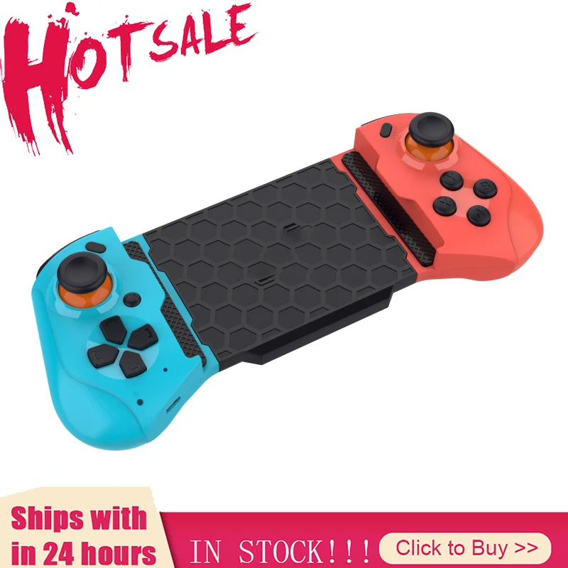 Gamepad Wireless Bluetooth-compatible Telescopic Game Controller Joystick For Xiaomi Android IOS Phone Tablet PUBG Moible | Электроника