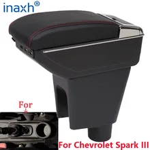 Boîte d'accoudoir pour Chevrolet Spark III Aveo T200, boîte de rangement de Console, accessoires de voiture, pièces intérieures