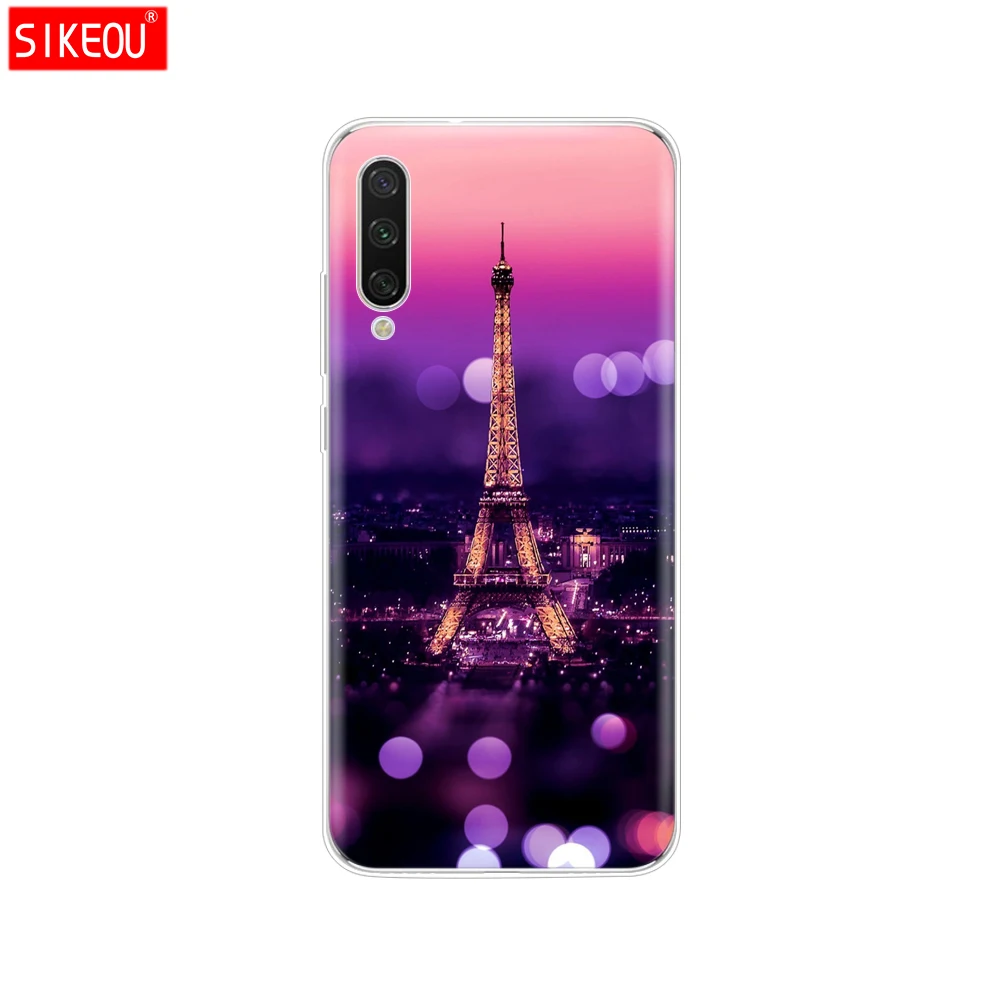 Силиконовый чехол для Xiaomi mi A3, чехол с полной защитой, мягкая задняя крышка из ТПУ, чехол для телефона s для Xio mi A3, бампер, кошечка, цветок - Цвет: 12069