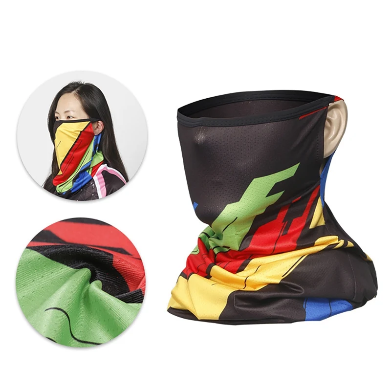 

1PC Summer Face Masks Scarf Windproof Outdoor Riding Scarf Ice Cycling Face Mask Dust-proof Ice Climbing Fishing Cycling Mask