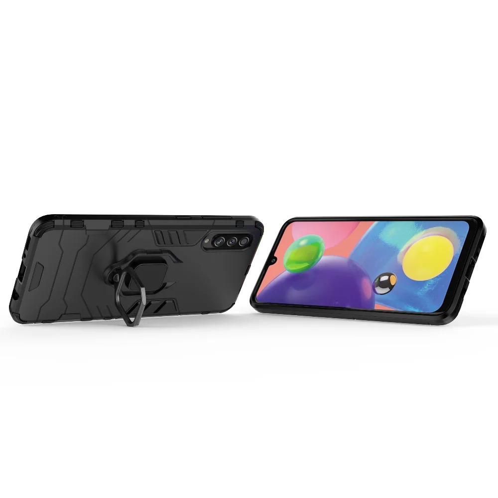 Tigenkey чехол для samsung Galaxy A70S, роскошная задняя крышка с кольцом, противоударный чехол-подставка для samsung Galaxy A70S, чехол