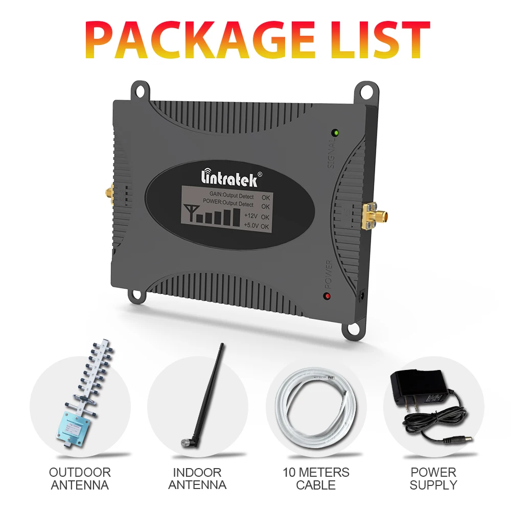 Lintratek 4G Cellular Repeater 1800 LTE 4G Signal