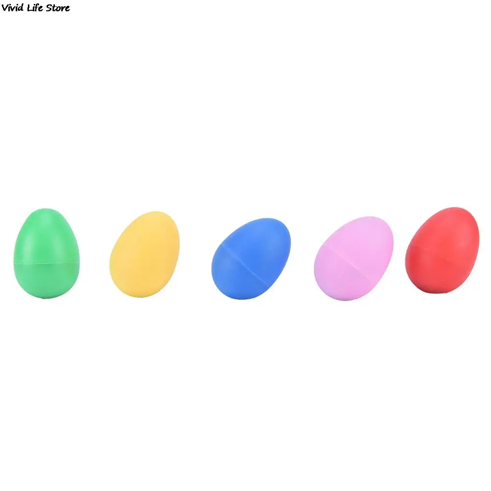 Plastic Percussion Maracas Shaker Musical Sound Egg Musical Instrument Baby