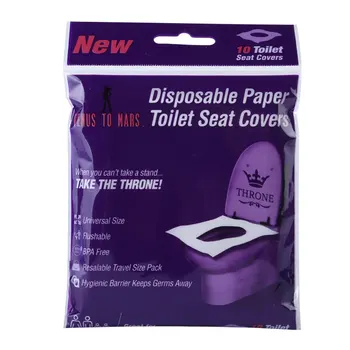 

80 Pcs Disposable Toilet Seat Covers Paper Travel Biodegradable Sanitary