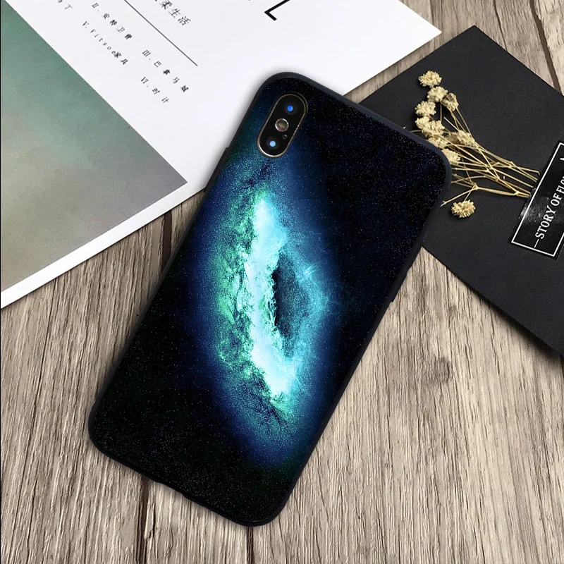 Красочный Космический Чехол для galaxy Вселенная чехол мягкий силиконовый черный чехол для телефона iPhone 5 5S SE 6 7 8 plus X XR XS Max 11 PRO Max - Цвет: H19081207-12.jpg