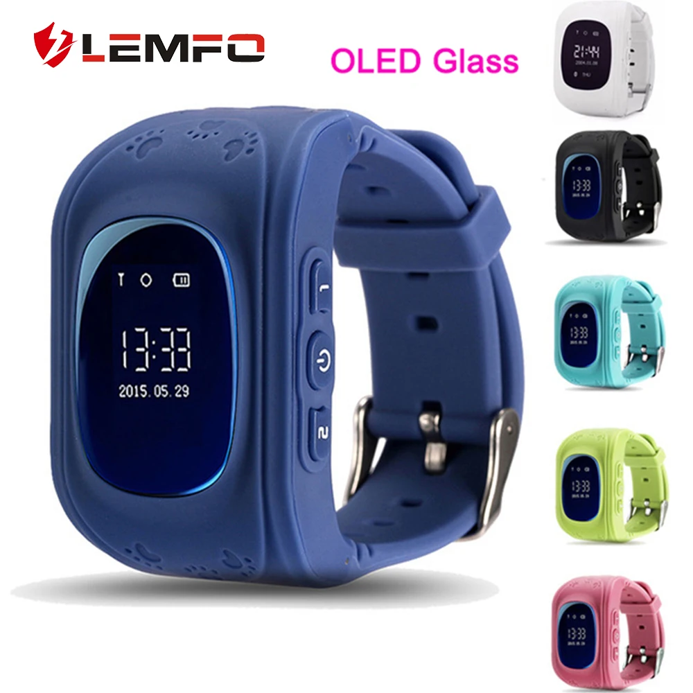 Горячая Q50 gps детские часы Детские умные для детей SOS Вызов локатор трекер анти