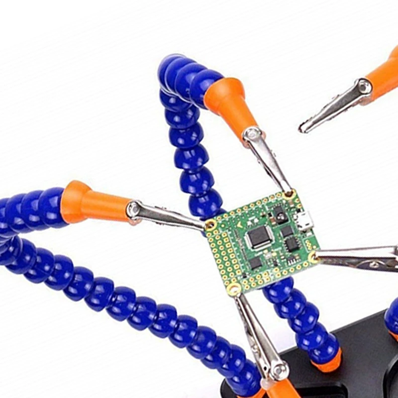 Helping Hands Third Arm Soldering Work Station 5 Flexible Arms with Precision 360 Degree Alligator Clip