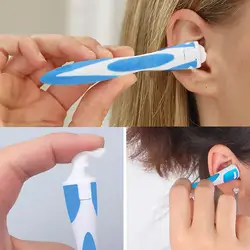 Soft Spiral Head Ear-Cleaning Device Earpick Tools Ear Wax Pick Cleaner Remover Earwax Removal Tools Ear Care Accessory