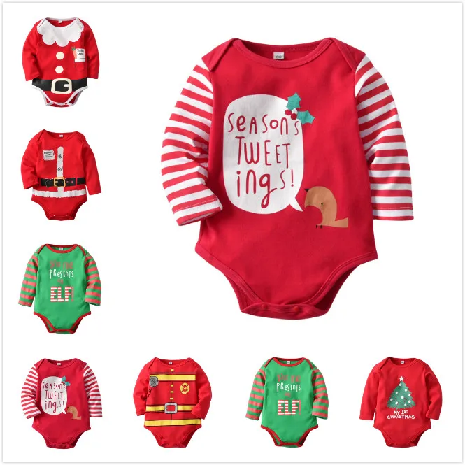 baby santa sleepsuit