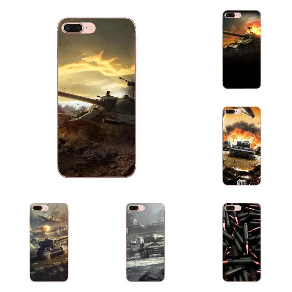 

For Xiaomi Redmi Mi 4 7A 9T K20 CC9 CC9e Note 7 9 Y3 SE Pro Prime Go Play TPU Fashion World Of Tanks Weapons Rifle Guns