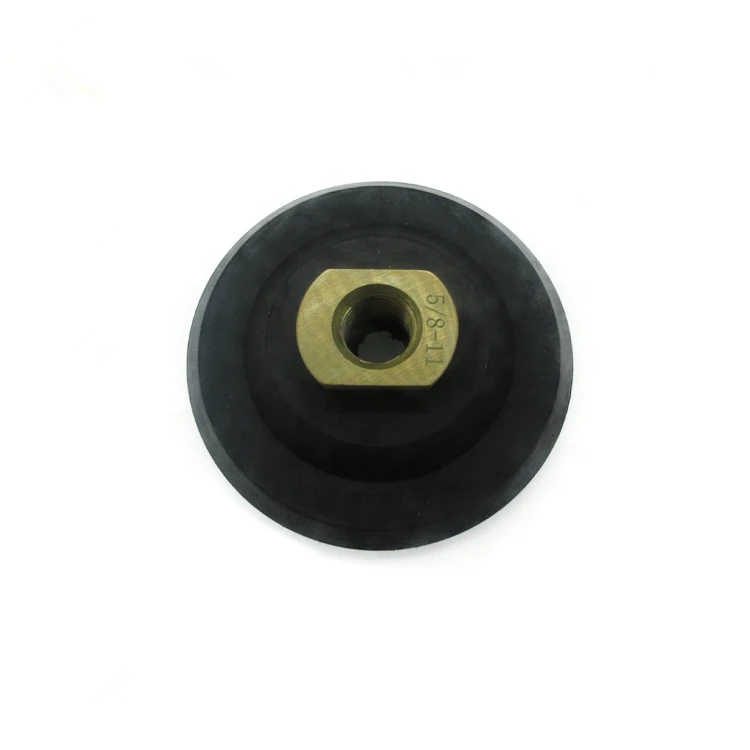 D80mm (3 Inch) ST36 M14 резьба алмазные полировочные колодки пластиковые резиновые задник адаптер Угол адаптер шлифовальной машины гибкий резиновый держатель 10 шт - Цвет: D80mm (3 Inch)