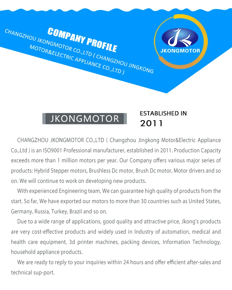 Jkongmotor nema17-impressora 3d cnc com motor de