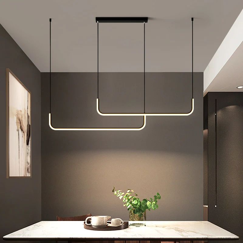 Photo Product Modern LED Ceiling Chandeliers with Remote Control Table Dining Kitchen Accesories Fixture Hanging Pendant Home Decor Lighting