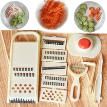 11 Pçs/set Triturador Multifuncional Descascador de Legumes Frutas Batata Slicer Chopper Cortador de Legumes Ralador de Cozinha Corte Ferramentas