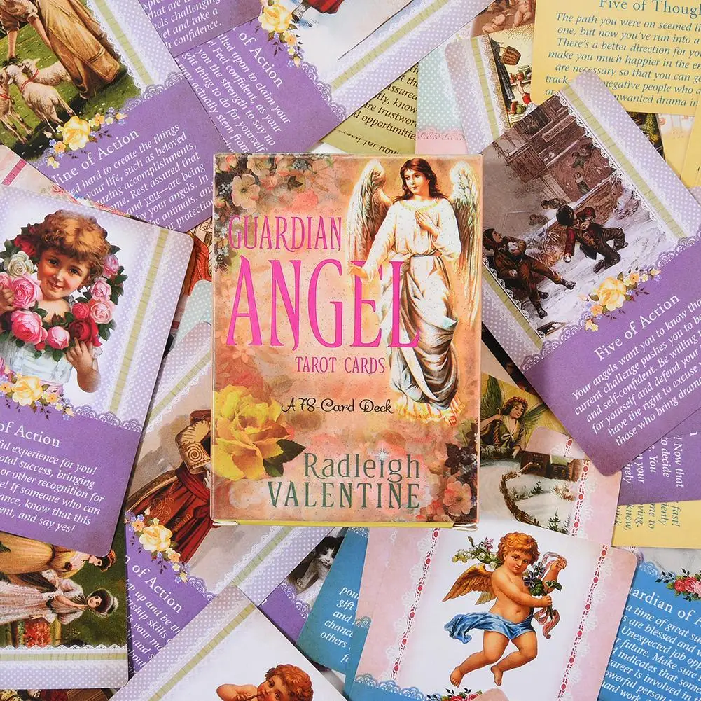 78 Guardian Angel Tarot Cards Guardian Angel Tarot Cards Game Card Box Party Table Games Playing Cards Family Entertainment
