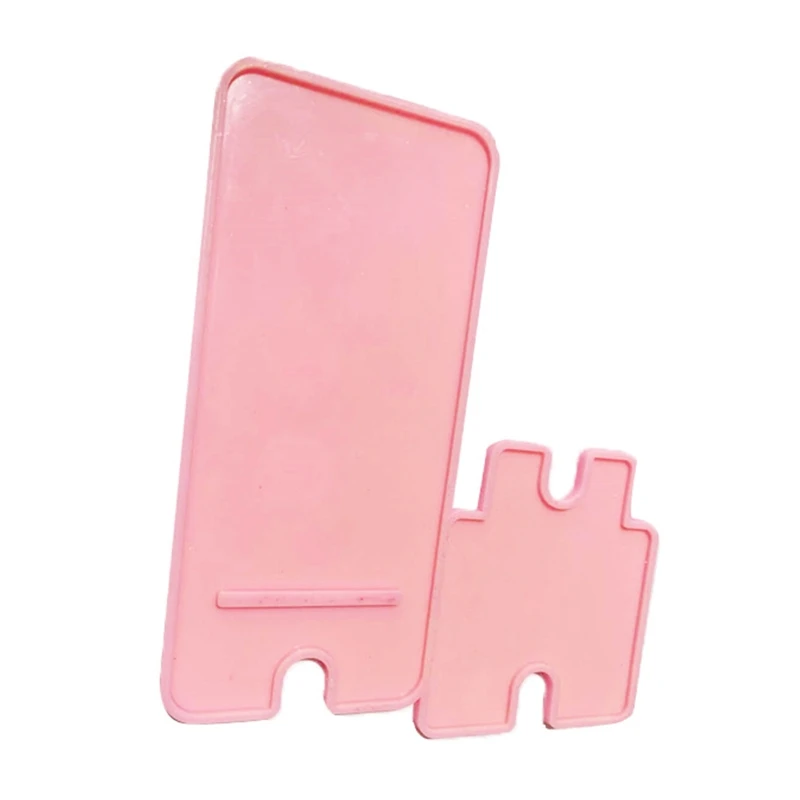 

1 Set Mobile Phone Stand Epoxy Resin Mold Cellphone Holder Silicone Mould DIY Crafts Smartphone Bracket Making Tools