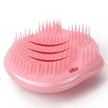 

Cute Cat Claw Magic Anti-static Hair Brush Handle Detangling Shower Electroplate Massage Comb Salon Hair Styling Tool