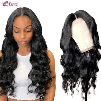 

Loose Wave Wig Brazilian Lace Front Human Hair Wigs For Black Women T Part Lace Wig Pre Plucked Funmi Human Hair Wigs Remy