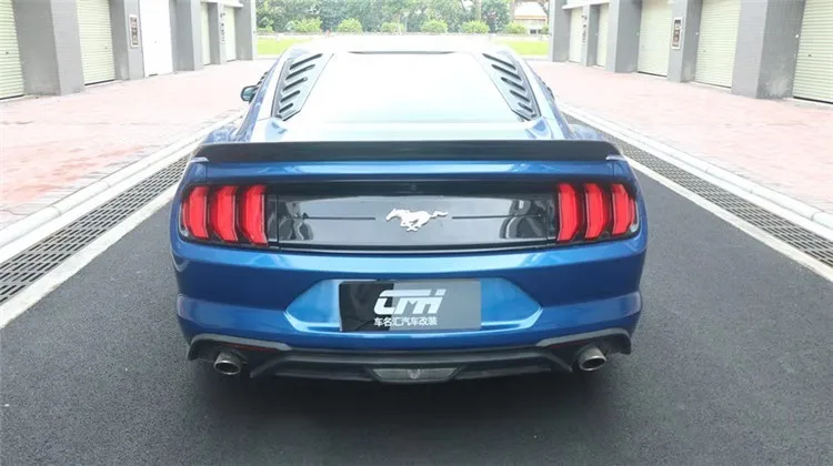 2 шт. ABS Материал заднего лобового стекла жалюзи Рамка литья Накладка для Fit Ford Mustang