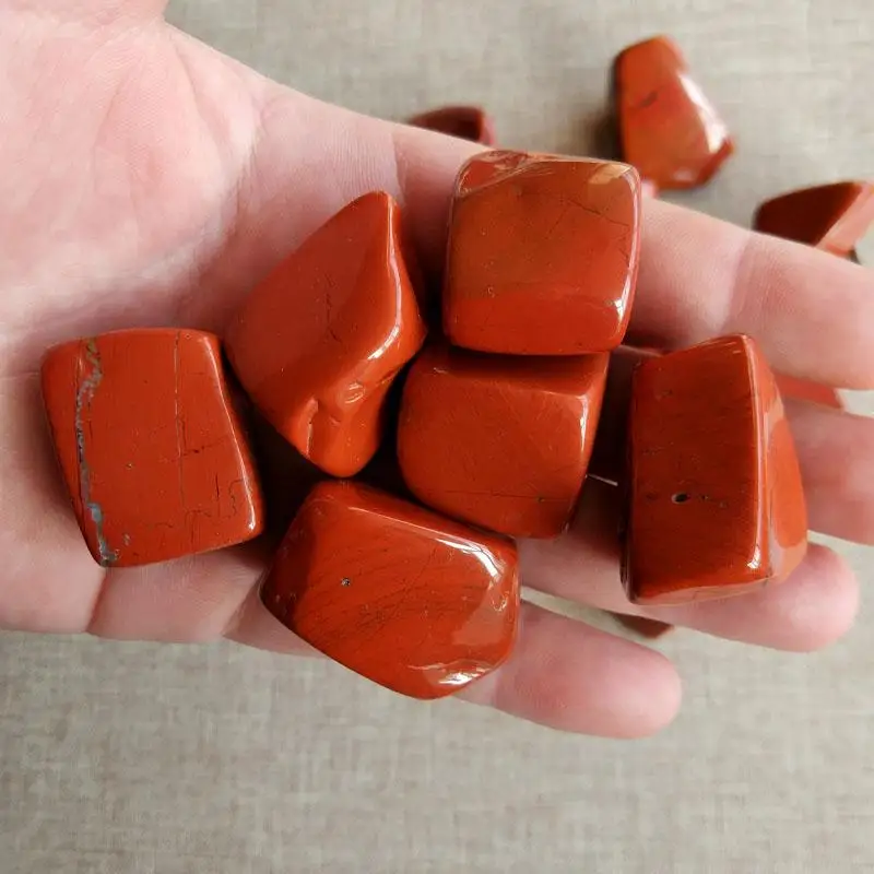 100 г натуральный красный гравия Джаспер большой кусок камня аквариума украшения