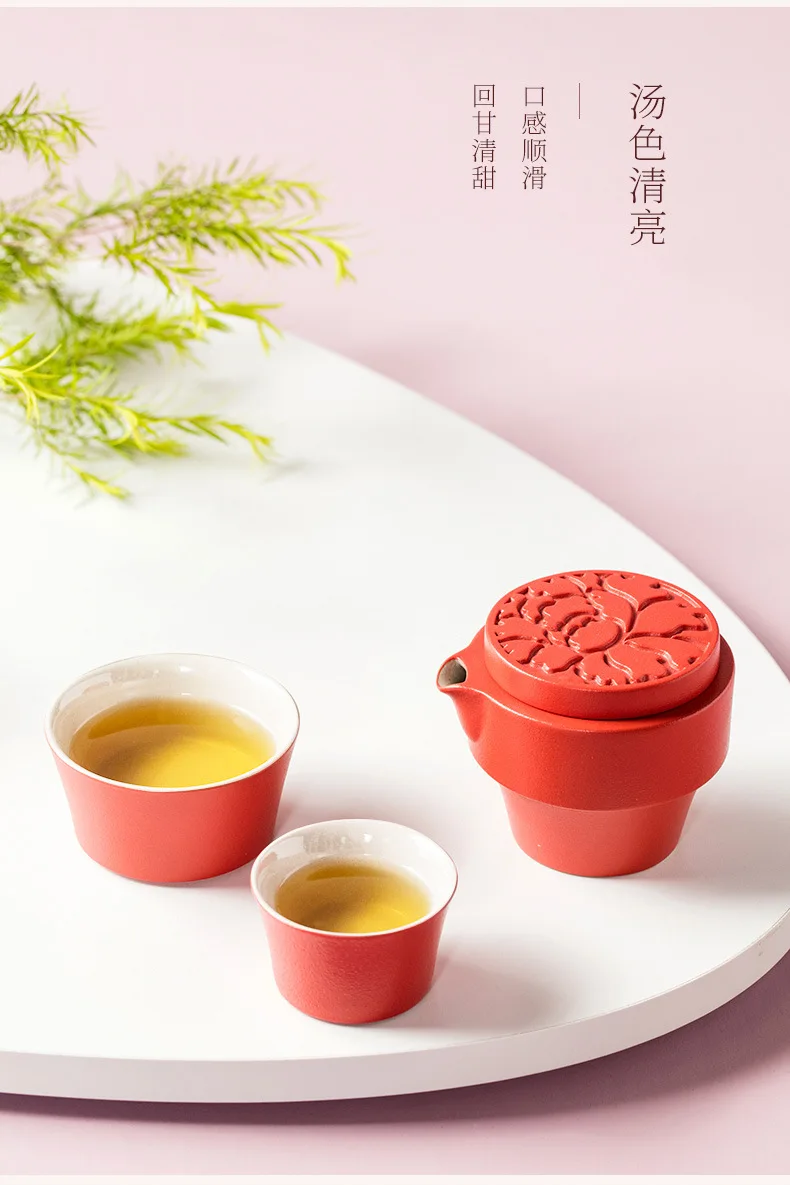Taiwan Lu Po цветущие цветы и полная луна чайный Середина-осень фестиваль подарок керамическое чайное приспособление Подарочная коробка