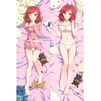 

3D Double-sided Japanese Anime Love Live! Nishikino Maki Throw Otaku Dakimakura Gifts Bedding Hugging Body Pillow Case 150x50 CM