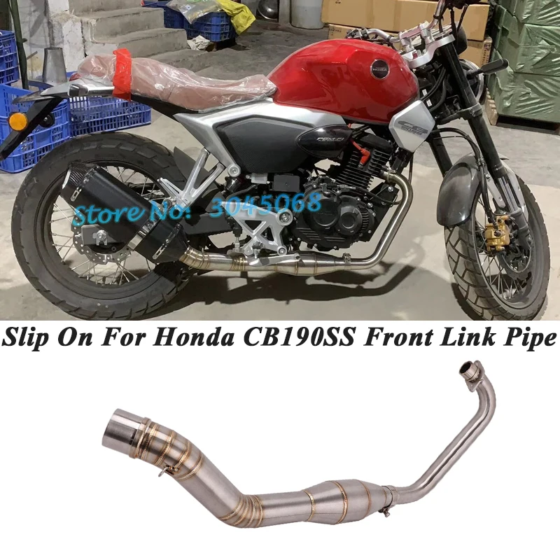 Слипоны для Honda CB190SS 190SS мотоцикл выхлопной Escape модифицированный мото передний средний звено трубы без Yoshimura глушитель 51 мм
