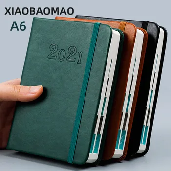 

202 Sheets A6 Mini Pocket Notebook Journals Monthly Weekly Daily Planner Study Work To Do Memo Pads Agenda Stationery