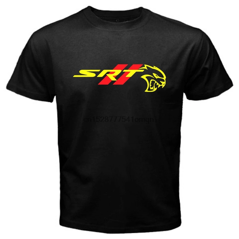 

2019 New Cotton Tee Shirt New Dodge Charger SRT Hellcat HEMI MOPAR Men Black T Shirt Size S - 3XL Fashion T-shirt