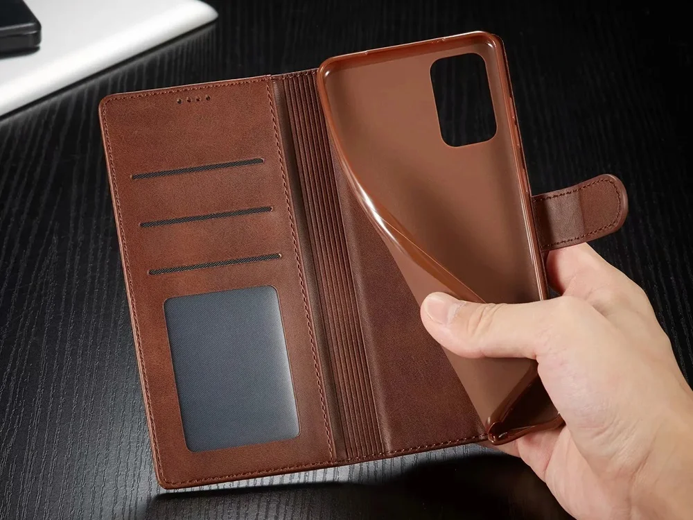 Leather Wallet Case for Xiaomi Poco F3 X3 X4 M4 M3 11T Pro NFC Flip Cover Redmi 10 Note 11 11S 10 9s 9 8 7 Power 9T 9A 8_voghion.com