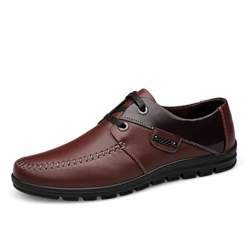 

Men's Casual Shoes New Spring Leisure Leather Footwear Men's Oxford Shoes Size 37-47 Male Fashion Office Shoes Cowboy Street %