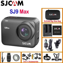 SJCAM SJ9 макс 3-Axis Gyro/EIS родной 4K30FPS Wi-Fi пульт для действий Камера Novatek NT96683 прямые трансляции 10m корпус Водонепроницаемый DV