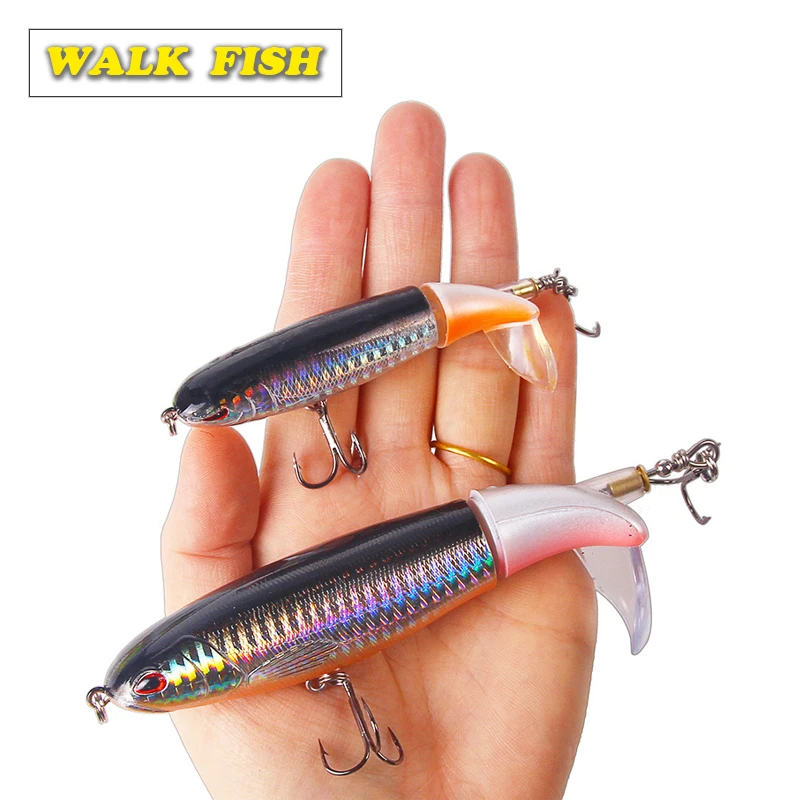 Walk Fish 1 шт. Whopper Поппер 13 г 35 г Topwater рыболовные приманки искусственные рыболовные приманки 8 цветов на выбор