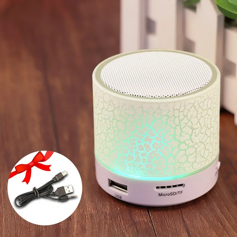 A9 Мини Bluetooth динамик беспроводной громкий динамик трещина светодиодный TF USB Сабвуфер bluetooth динамик s mp3 стерео музыка Саундбар плеер