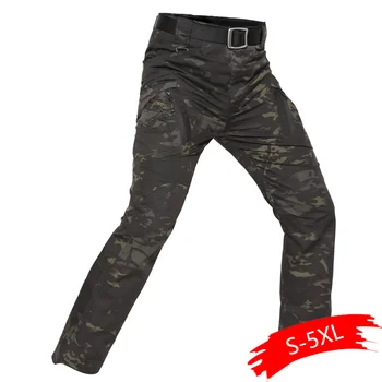 

Tactical Camouflage Military Casual Combat Cargo Pants Water Repellent Ripstop Men's 5XL Trousers Spring Autumn Plus Size 5XL