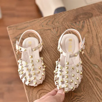 

Summer Style Girls Sandals Children Toddler Kids Girls Beach Sandals Cute Roman Girls Princess Dance Shoes Sneakers D230