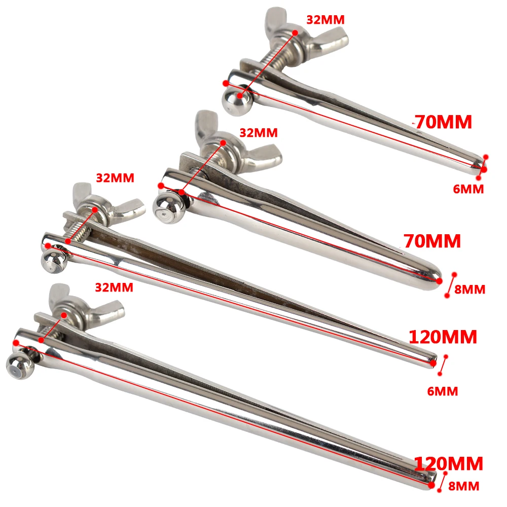 Adjustable Size Urethral Dilator Penis Plug Insert Sounding Rods for Men