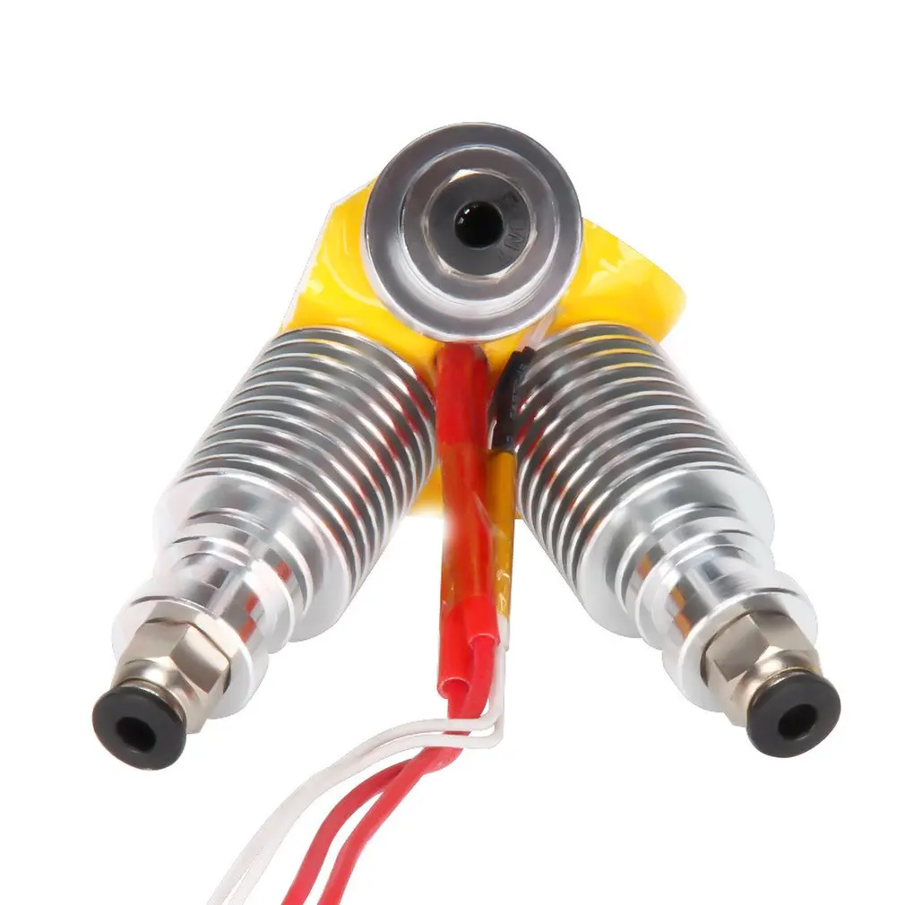 Латунный Алмазный экструдер Reprap Hotend E3D-V6 радиатор 3 в 1 из мультисопла Экструдер 3d принтер набор многоцветных соплов