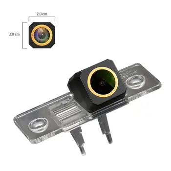 

HD 1280x720p Golden Car Rear View Backup Camera for VW Tiguan Touareg Golf 4 Bora Polo Passat B5 b6 Skoda Fabia Combi 6Y Octavia