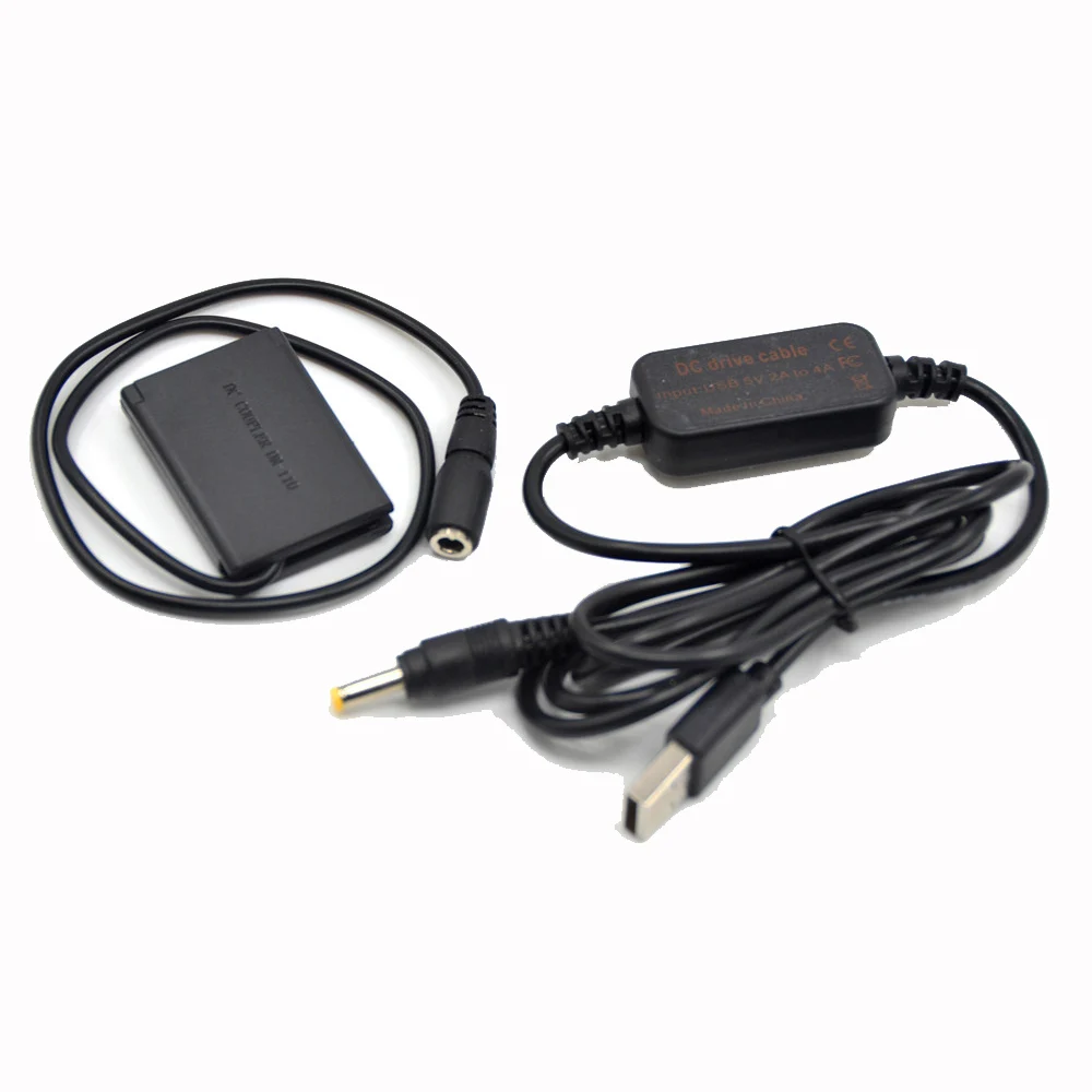 Power Bank Charger 5V USB Cable+DR-110 DC Coupler NB-13L NB13L Dummy Battery for Canon SX620HS SX720HS G5X G7X G9X G7XMark II