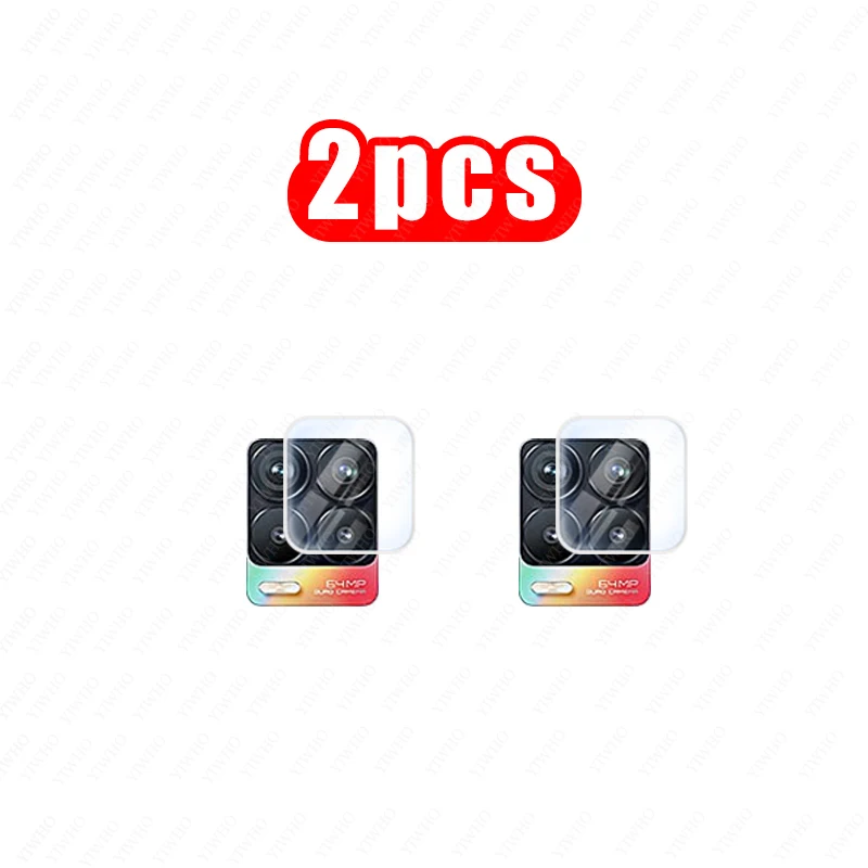 N NEWTOP Pellicola Compatibile con Realme C21Y / C25Y, GLASS FILM 0.3mm 9H Vetro Temperato Proteggi Schermo Display Anti Urto Protezione (2 Pezzi