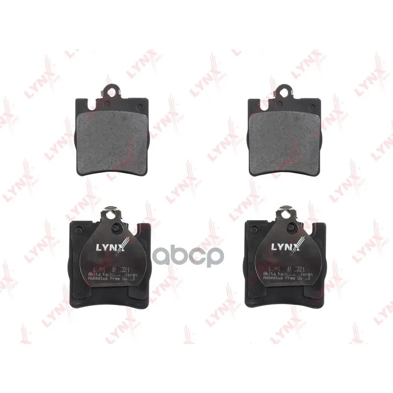 Колодки Тормозные Дисковые Mercedes-Benz E-Class(W210) 2.0-4.3 95-02, Rear LYNXauto арт. BD5321