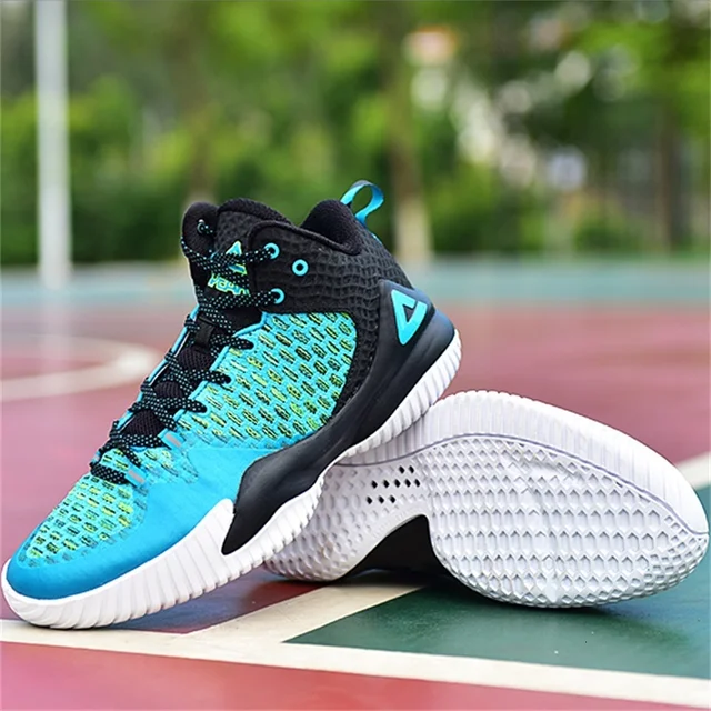 US $33.99 PEAK Lou Williams Streetball Master Basketball Shoes Professional Outdoor Nonslip Breathable Safety