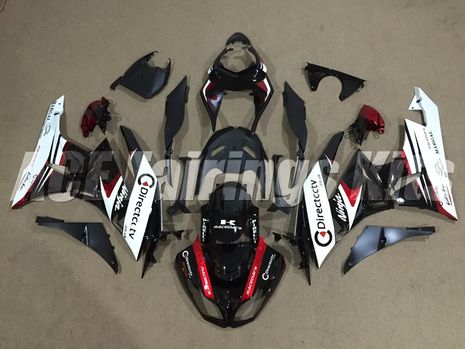 Литья под давлением ABS обтекатель комплект подходит для Kawasaki Ninja ZX6R 2009 2010 2011 2012 Обтекатели ZX-6R 09, 10, 11, 12, Красный, черный, белый
