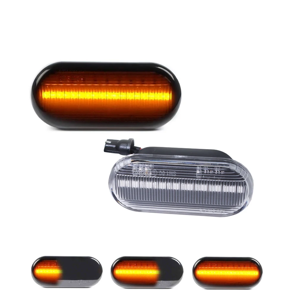 

led sequential blinker side marker turn signal lights for Skoda Octavia 1U Alhambra Altea Arosa Cordoba Exeo Toledo Ibiza Leon