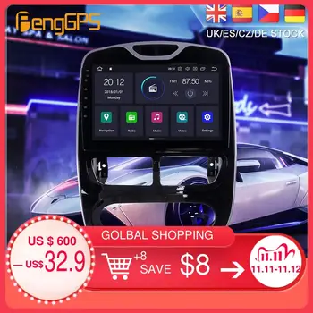 

Android 10.0 PX6 Radio Stereo GPS Navigation For Renault Clio 4 2013-2016 Car DVD Player Multimedia Auto Radio Player HeadUnit