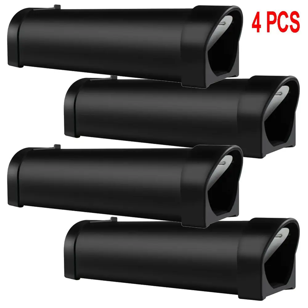 4 pcs 2/4 шт ловушка для мышей, пластиковая многоразовая маленькая ловушка для мышей, ловушка для мышей - Цвет: 4 pcs
